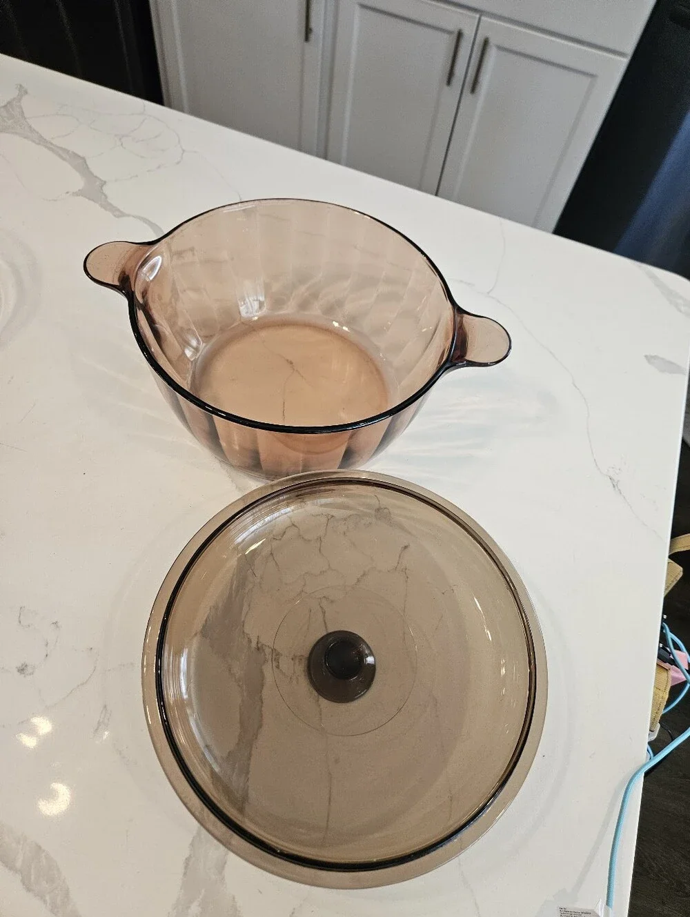 VISIONS amber corningware